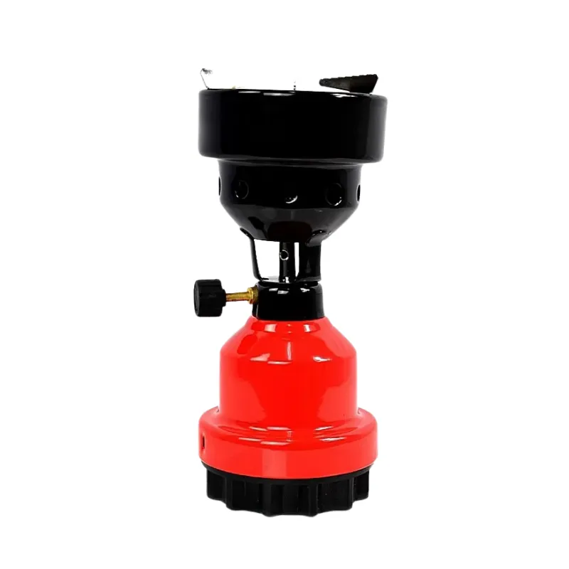 Hornillo camping gas cachimba portátil con bombona para encender carbones en cualquier lugar