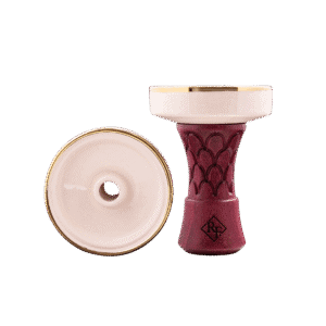 Cazoleta RF Wood Bowl de madera exótica africana con borde en oro de 18K