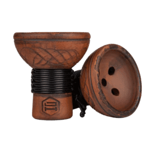 Japona Bowl Turkish Black en barro rojo, estilo turco, con cuerda para evitar quemaduras y mejorar el agarre.