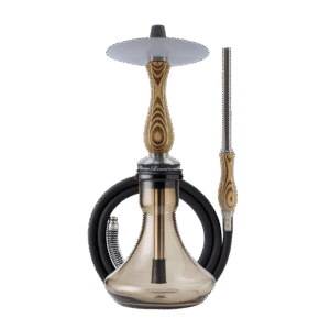 Cachimba RF Hookah Gunmetal Laminated de maderas exóticas laminadas y acero V2A