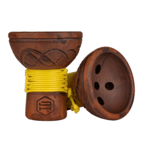 Japona Bowl Turkish Yellow en barro rojo, estilo turco, con cuerda para evitar quemaduras y mejorar el agarre.