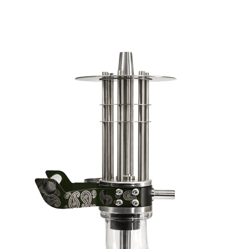 Cachimba Shi Carver MicroGun San Andreas edición limitada inspirada en GTA con acero inoxidable AISI 304 y cámara de poliacetato