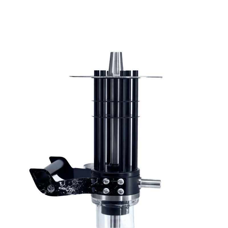 Cachimba edición limitada inspirada en el universo postapocalíptico, acero inoxidable AISI 304 y cámara de poliacetato