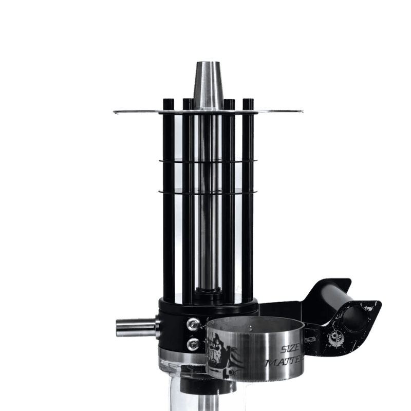 Cachimba Shi Carver MicroGun Fallout edición limitada inspirada en el universo postapocalíptico, acero inoxidable AISI 304 y cámara de poliacetato