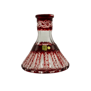 base para cachimba Caesar Mini Halloween Red de cristal de Bohemia color rojo