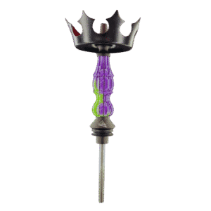 Cachimba Nayb Hookah 3.0 brasileña premium con mástil de resina artesanal hecho a mano, acero inoxidable y aluminio