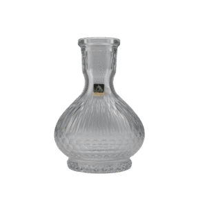 base para cachimba Caesar Mini Tear Drop Clear de cristal de Bohemia transparente