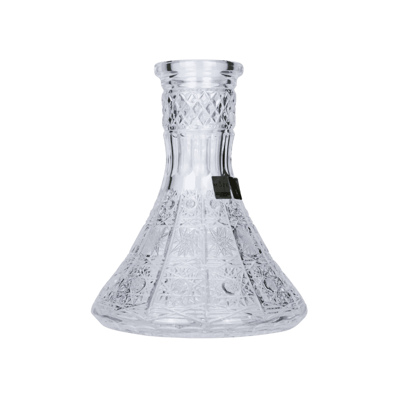 Base Caesar Mini Cone Clear en cristal de Bohemia, edición especial para mini cachimbas