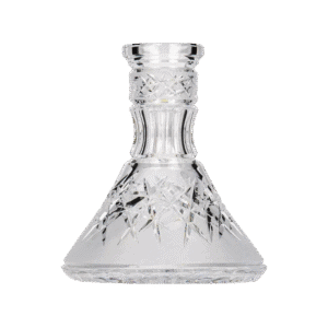 Base Caesar Mini Hoarfrost Down Clear en cristal Bohemia de alta calidad; edición especial Caesar Crystal Bohemiae, 24% PbO; peso y estabilidad.