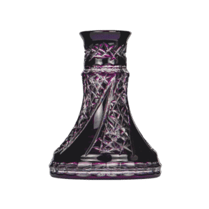 Base Caesar Mini Fun Cut Purple de cristal de Bohemia, edición especial en color púrpura para mini cachimbas
