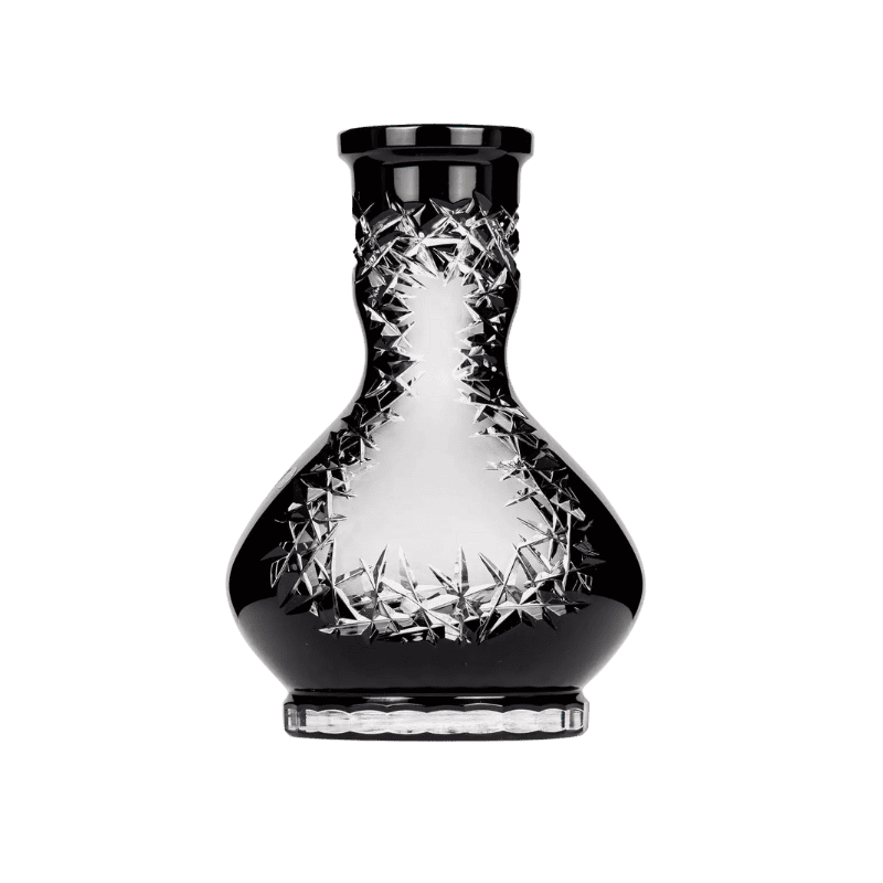 Base Caesar Mini Drop Frozen Black de cristal de Bohemia, edición especial para mini cachimbas
