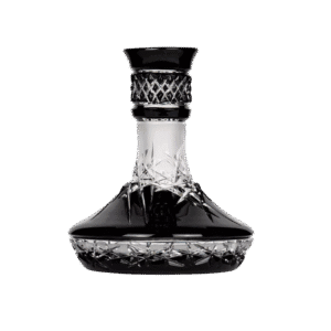 Base Caesar Mini Hoarfrost Up Black de cristal de Bohemia, edición especial en negro para cachimbas mini