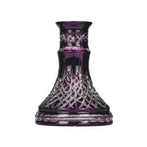 Base Caesar Mini Wild Cut Purple de cristal de Bohemia, edición especial en color púrpura para mini cachimbas