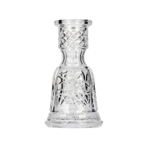 Base Caesar Mini Tradi Cut Clear en cristal de Bohemia, edición especial para mini cachimbas