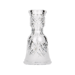 Base Caesar Mini Tradi Hoarfrost Cut en cristal Hoarfrost; acabado Hoarfrost, alta resistencia y estabilidad para cachimbas mini.