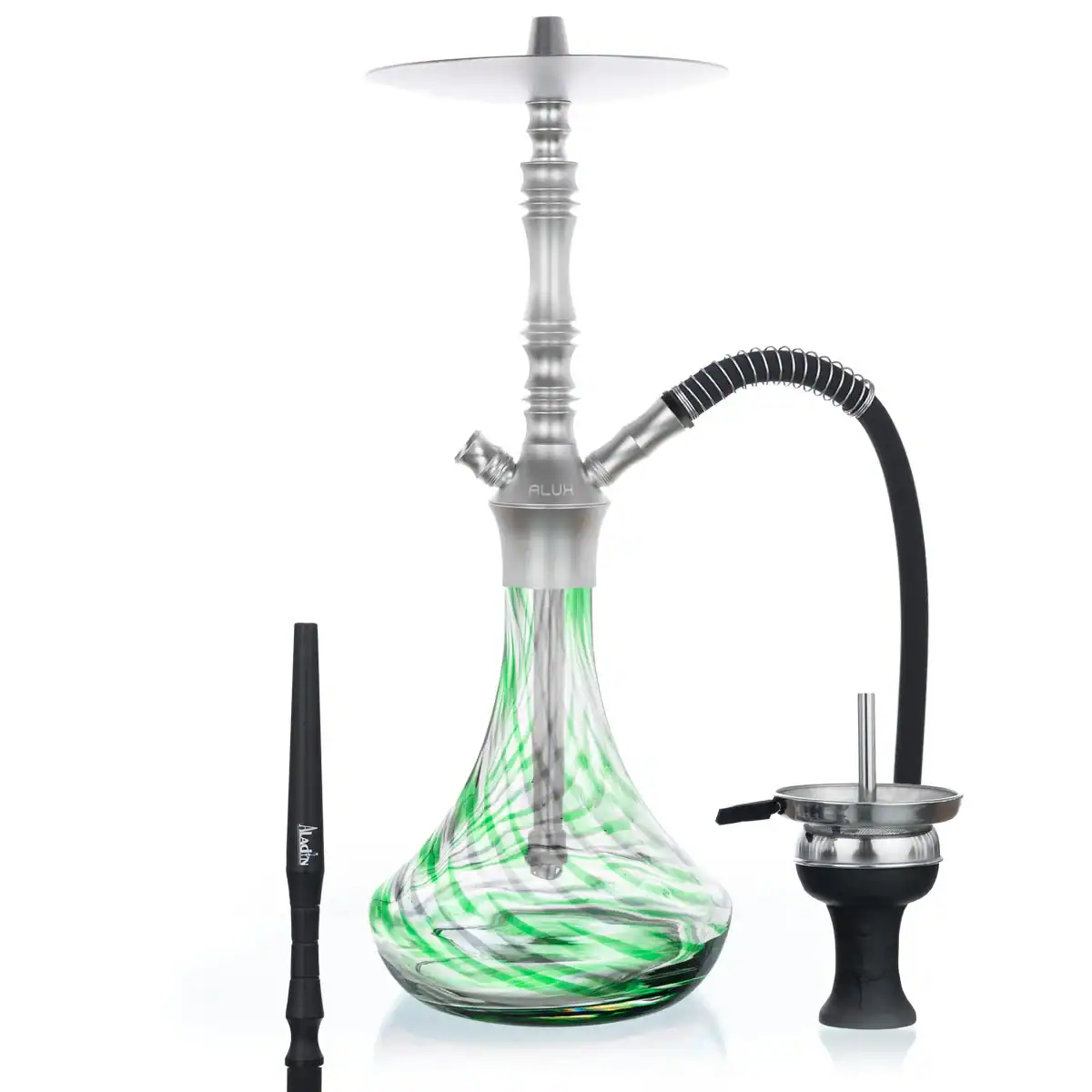 Aladin Alux M2 - Cachimba Aluminio - Diseño Moderno - Facilidad de Uso - The Good Shisha