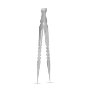 Pinzas Chef 22 cm de aluminio – pinzas largas para manipular carbones con agarre firme y evitar quemaduras