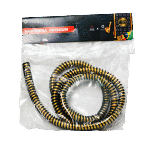 Recambio de manguera Amazon Hookah fabricado en silicona ignífuga corrugada, flexible, duradera y disponible en varios colores.