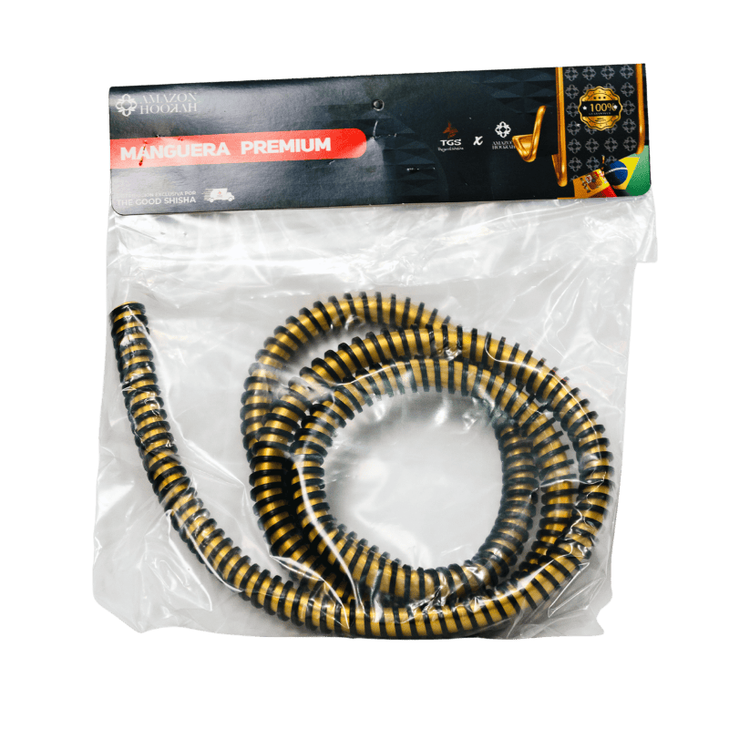 Recambio de manguera Amazon Hookah fabricado en silicona ignífuga corrugada, flexible, duradera y disponible en varios colores.