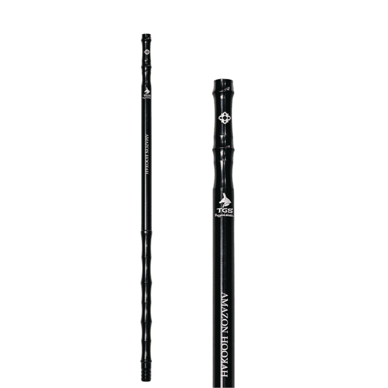 Boquilla Amazon Hookah con conector de manguera, diseño largo, elegante y ergonómico, compatible con modelos Thunder Slim y Amazon Hookah.