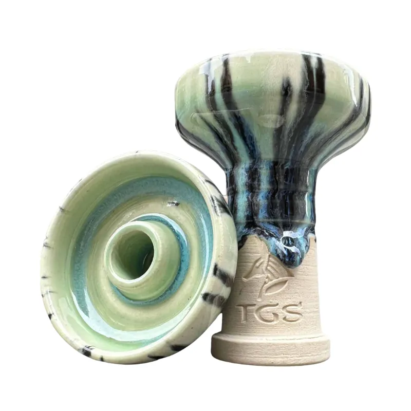 Pack accesorios The Good con cazoleta TGS Nilo de barro blanco, gestor de calor tipo Provost, 1 kg de carbón natural de coco y punzón metálico en The Good Shisha