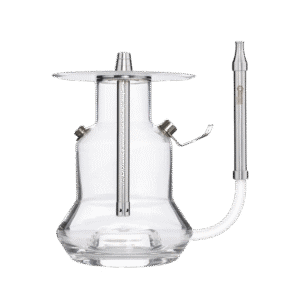 Cachimba Oduman N4 Hookah turca con base de cristal de gran grosor, partes metálicas en acero inoxidable y difusor integrado