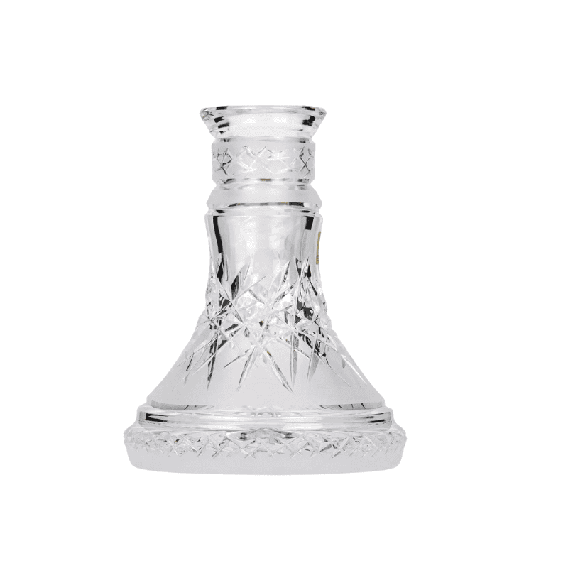Base Caesar Crystal Small Ice Cut de cristal artesanal con corte Ice Cut