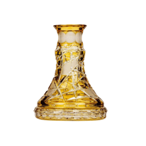Base de cristal Caesar Crystal Small Mars Cut Yellow con Corte Mars