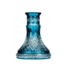 Base de cristal Caesar Crystal Small Wild Cut Blue con corte salvaje