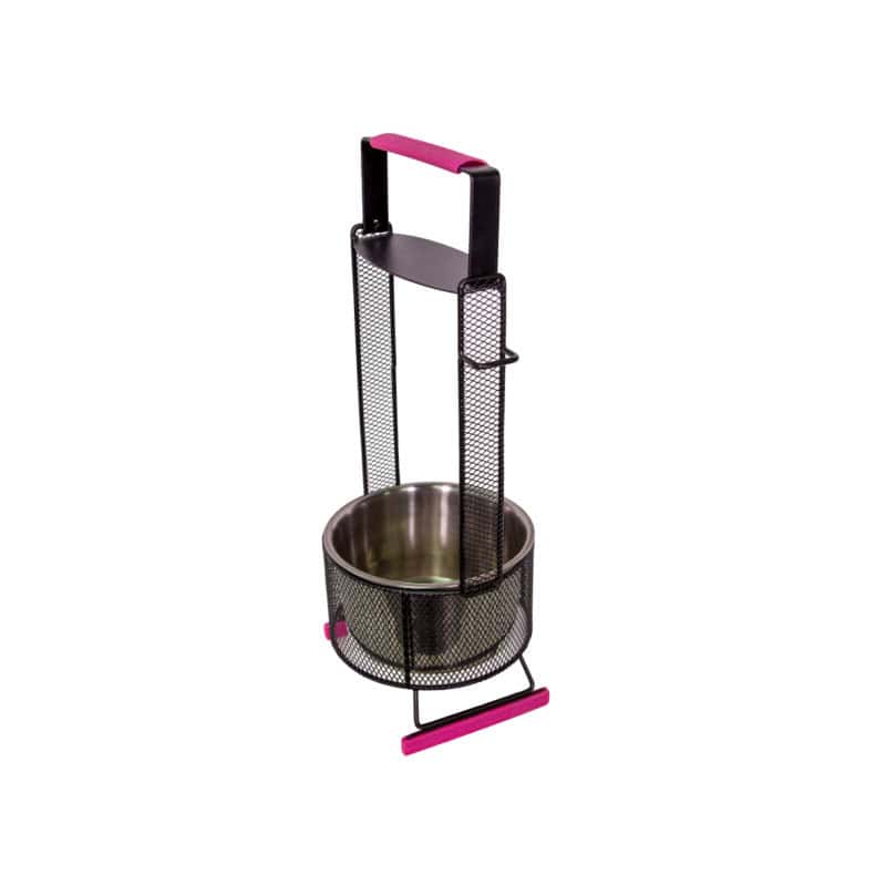 Carbonera Large metálica de gran capacidad con rejilla y asa aislada para cachimba