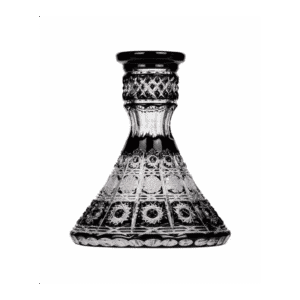 Base Caesar Crystal Small Cone PK500 Black de cristal artesanal