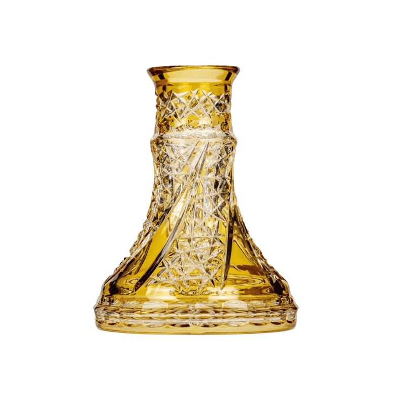 Base de cristal Caesar Crystal Small Fan Cut Yellow Moze x Caesar