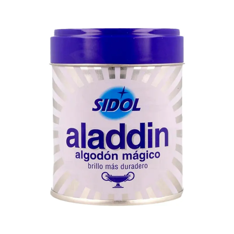 Algodón mágico Sidol para latón impregnado que elimina suciedad y oxidación devolviendo el brillo frontal