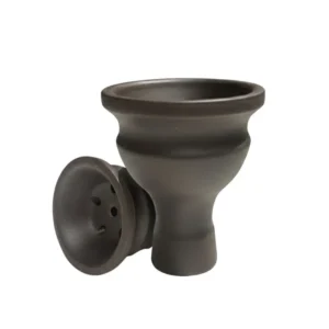 Cazoleta TGS Crown fabricada en barro rojo con diseño inspirado en UPG.