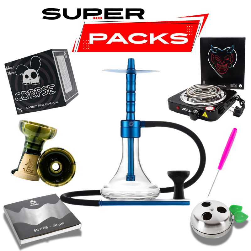 pack cachimba MS Magma Origin con accesorios