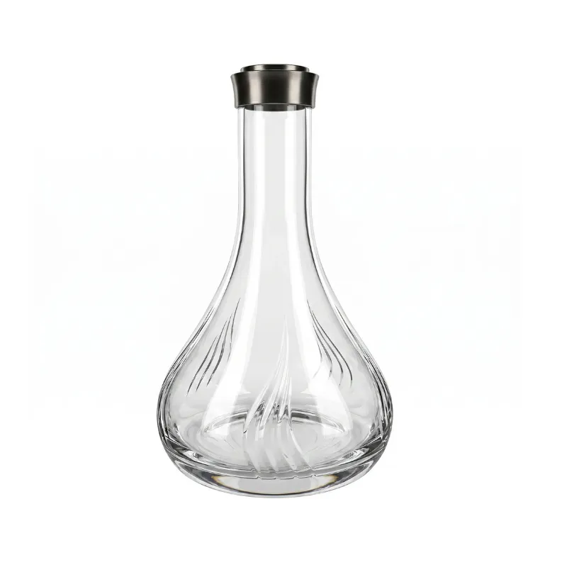 Base cachimba Wookah compatible en variantes V1 a rosca y V2 a click, 28 cm con tallado artesanal