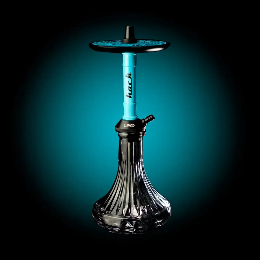 cachimba cyro hack azul diseño futurista