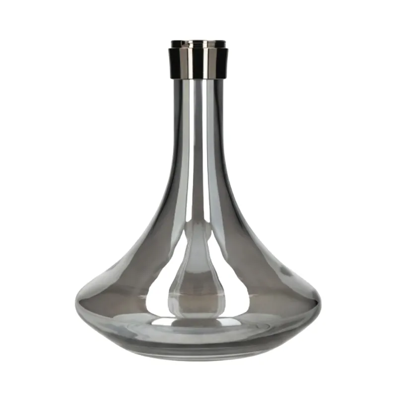 Base repuesto El Badia C7 V2 jarrón oficial fabricado en vidrio grueso de alta calidad con acabado a juego compatible con cachimba El Badia C7 V2 francesa en The Good Shisha
