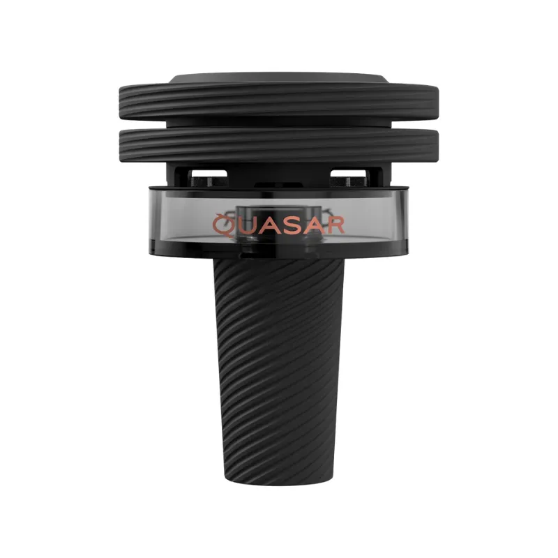 Quasar Raas 2 Black Hole gestor de calor con cazoleta de vidrio borosilicato, sistema de doble pared y revestimiento nano-cerámico en The Good Shisha